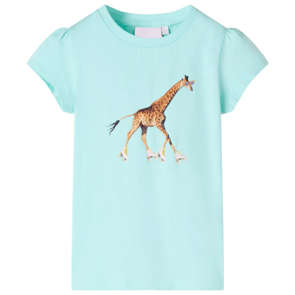 Camiseta infantil aguamarina claro 116 D