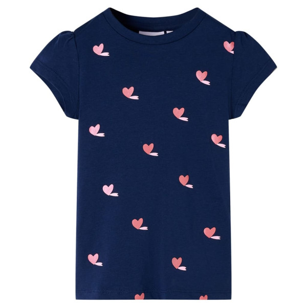 Camiseta infantil azul marino 116 D