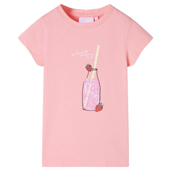 Camiseta infantil rosa 92 D