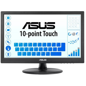 Monitor táctil ASUS 15,6" LED FHD VT168HR preto D