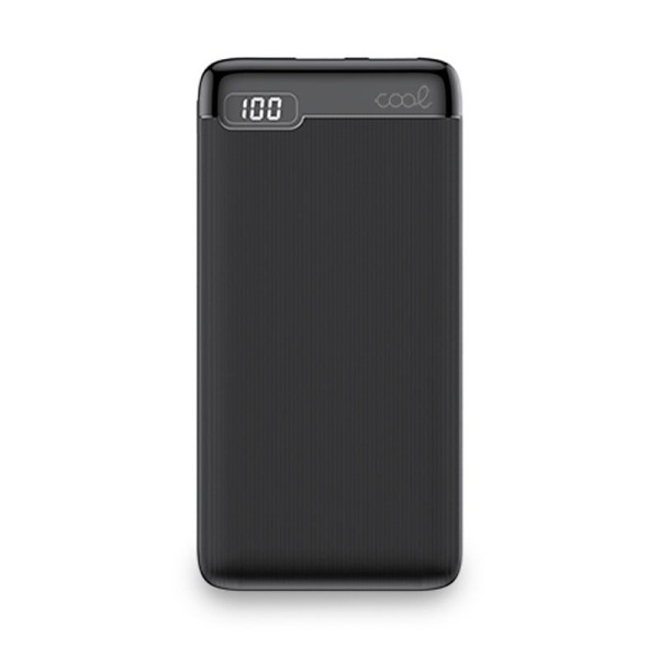 Bateria externa Universal Power Bank 10,000 mAh (2 x usb / 2A) COOL Preto Slim D