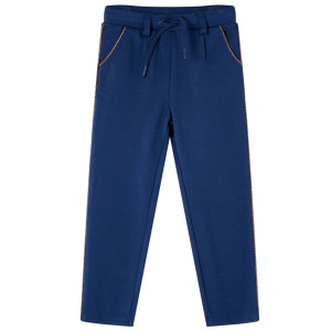 Pantalones para niños con cordón azul marino 128 D