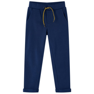 Pantalones para niños con cordón azul marino 140 D