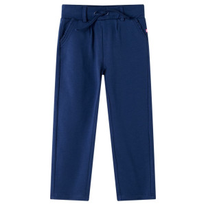 Pantalones para niños con cordón azul marino 104 D