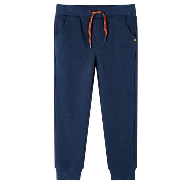 Pantalones de chándal para niños azul marino mélange 92 D