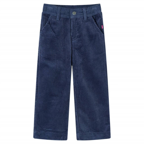 Pantalón para niños pana azul marino 116 D