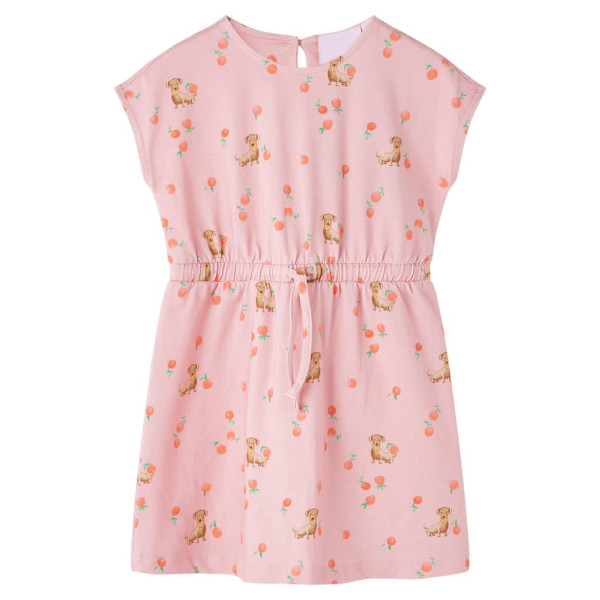 Vestido infantil com cordão laranja claro 92 D