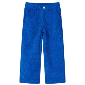 Pantalón para niños pana azul cobalto 128 D