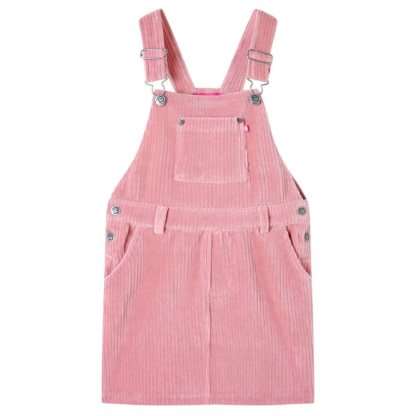 Vestido para niños pana rosa claro 128 D