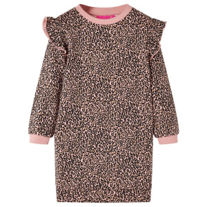 Vestido sudadera para niños rosa medio 92 D