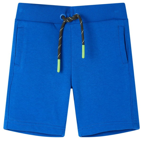 Pantalón corto para niños con cordón azul 92 D