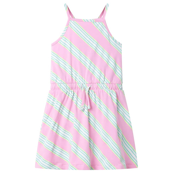 Vestido infantil sin mangas con cordón rosa 104 D