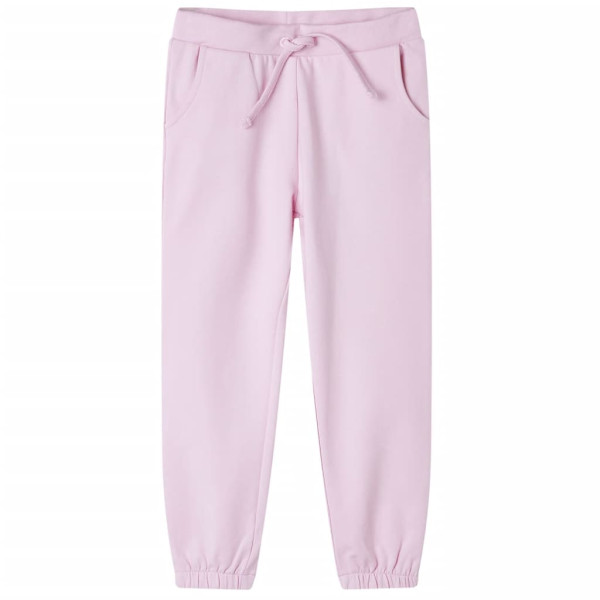 Calça de moletom infantil rosa claro 140 D