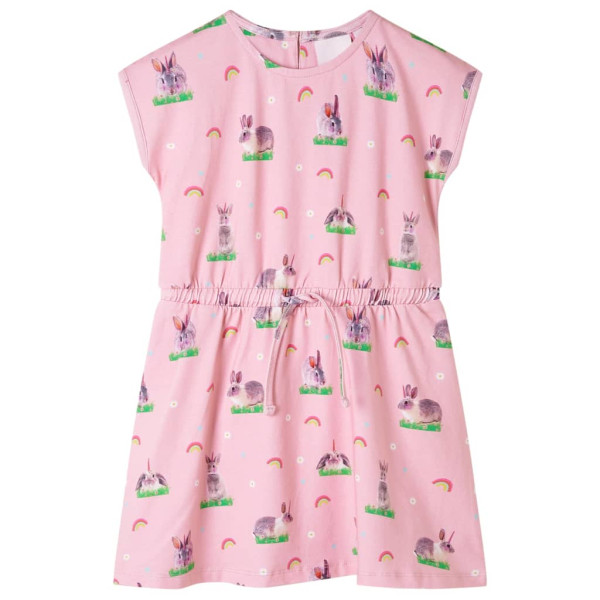 Vestido infantil rosa claro 104 D