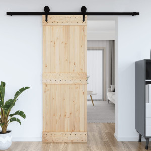 Puerta NARVIK madera maciza pino 80x210 cm D