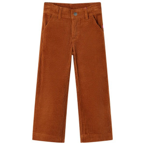 Pantalón para niños pana color coñac 116 D