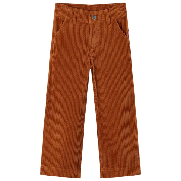 Pantalón para niños pana color coñac 116 D