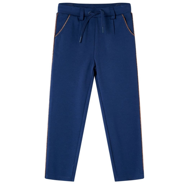 Pantalones para niños con cordón azul marino 92 D