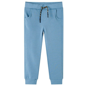 Pantalones de chándal para niños azul medio 104 D