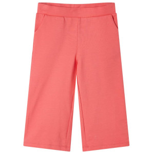 Pantalón infantil con perneras anchas coral 116 D