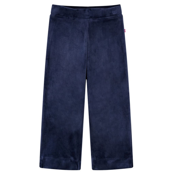 Pantalón para niños terciopelo azul oscuro 92 D