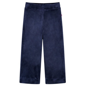 Pantalón para niños terciopelo azul oscuro 128 D