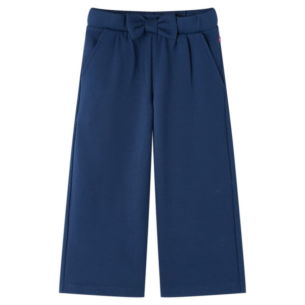 Pantalón para niños con perneras anchas azul marino 104 D