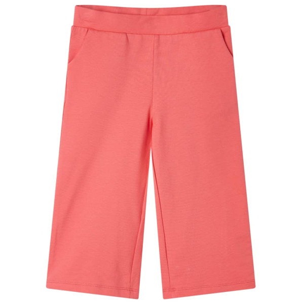 Pantalón infantil con perneras anchas coral 140 D