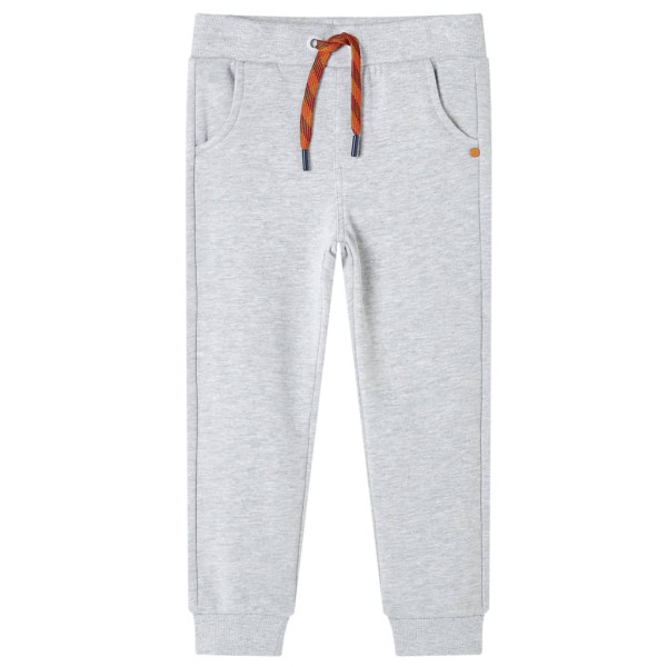 Pantalones de chándal para niños gris mélange 104 D