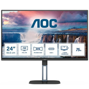 Monitor AOC 23.8" LED FHD 24V5CE/BK negro D