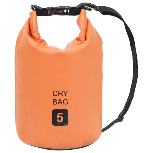 Saco aquático impermeável em PVC laranja 5 L D