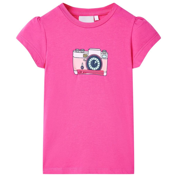 T-shirt infantil rosa escuro 92 D