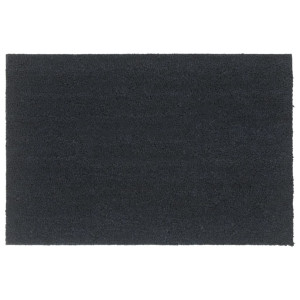 Felpudo de fibra de coco gris oscuro 60x90 cm D