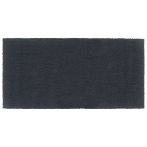 Felpudo de fibra de coco gris oscuro 100x200 cm D