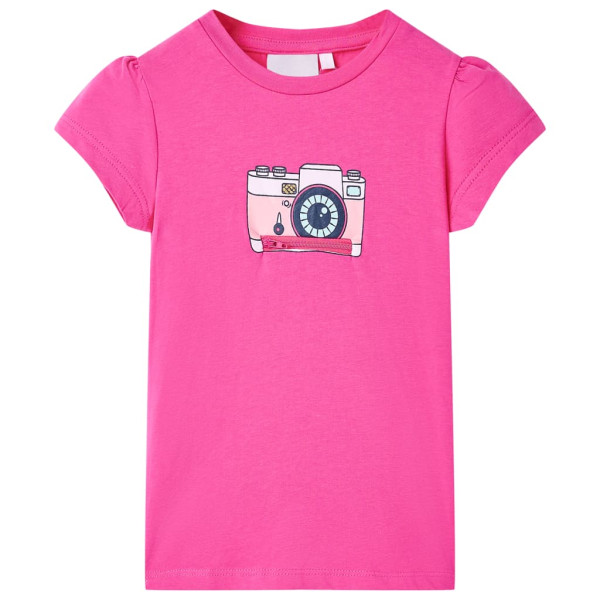 Camiseta infantil rosa oscuro 140 D