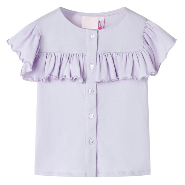 Camiseta de niños color lila 128 D