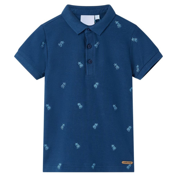 Polo de niños azul oscuro 116 D