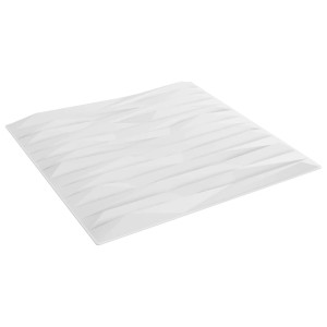 Paneles de pared 12 uds EPS piedra blanco 50x50 cm 3 m² D