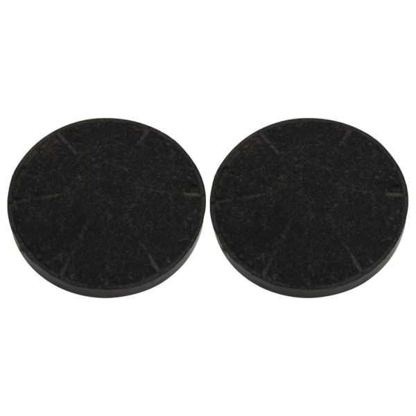 Filtros de carbón para extractor de aire 2 uds 105x21 mm D