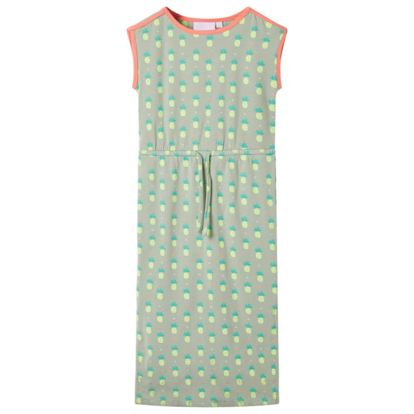 Vestido de adolescente verde de menta velha 128 D