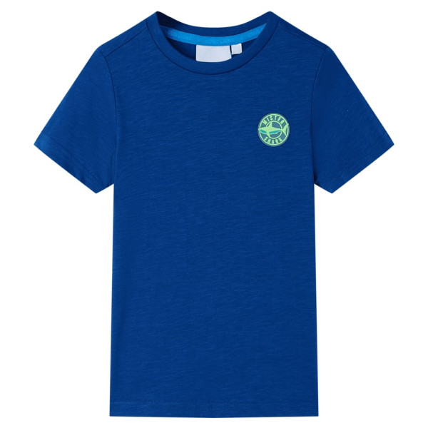 Camiseta de niños azul oscuro 140 D