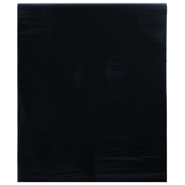 Janela manchada laminado preto PVC 60x2000 cm D