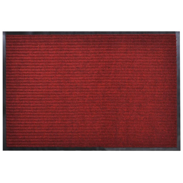 Tapete de entrada de PVC vermelho. 120 x 180 cm D