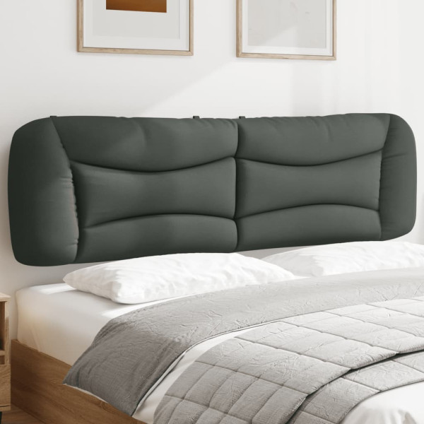 Cabeça de cama aconchegante tecido cinza escuro 180 cm D