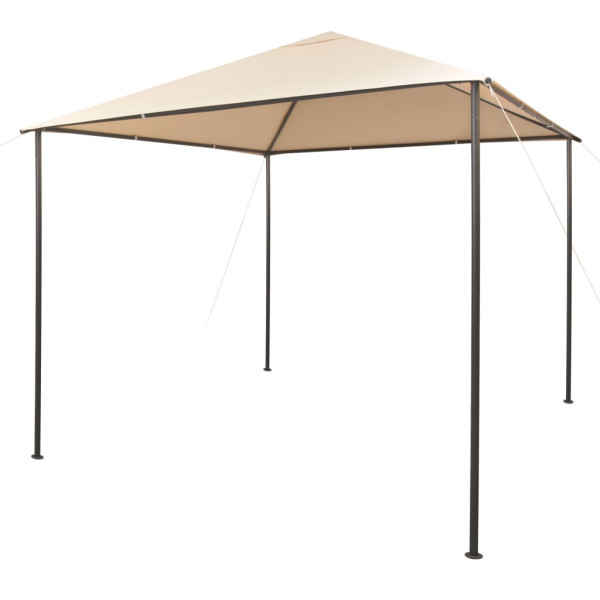 Tenda gazebo em aço bege 3x3 m D