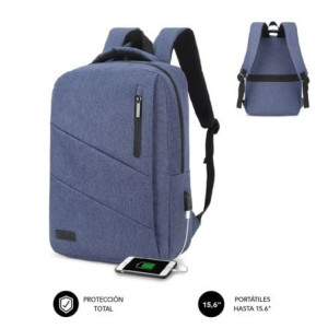 Mochila Subblim city backpack para portátiles hasta 15.6" azul D
