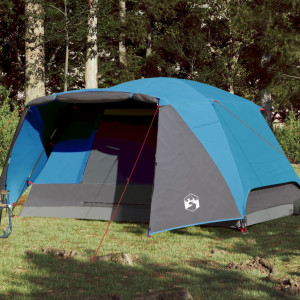 Tenda 6 pessoas tafetão 190T azul 412x370x190 cm D