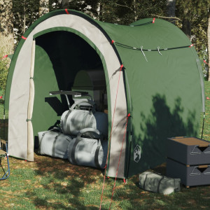 Tenda de armazenamento 185T tafetão verde 204x183x178 cm D