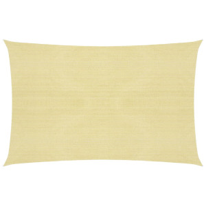 Toldo de vela beige HDPE 160 g/m² 4x5 m D