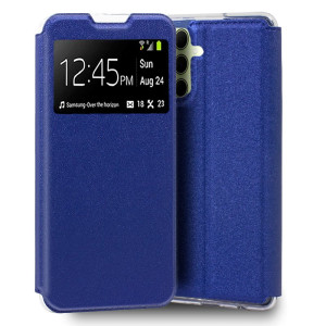 Fundação COOL Capa de Flip para Samsung A356 Galaxy A35 5G luz azul D